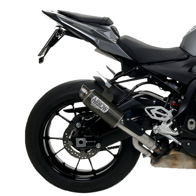Flèche Slip-On GP2 Acier inoxydable foncé BMW S1000RR (17-18) 71538GPI