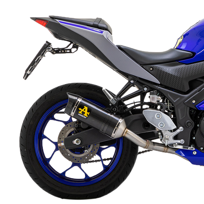 Arrow Slip-On Thunder Carbone Yamaha YZF-R3 (21-25) 71831MK