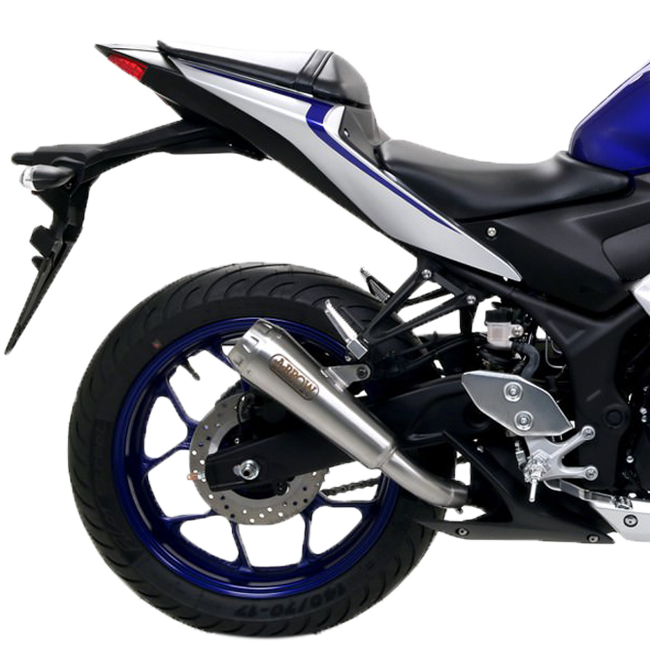 Arrow Slip-On Pro-Race en acier inoxydable Yamaha YZF-R3 (15-18) 71831PRI
