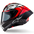 Casque Alpinestars Supertech R10 Element Carbon Carbone Rouge Éclatant Blanc 8200324-1363