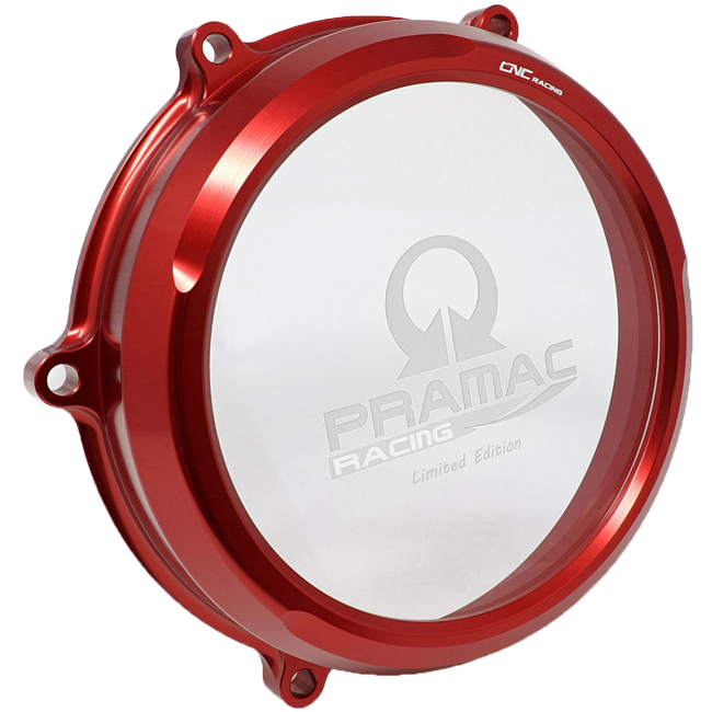 Couvercle d'embrayage transparent Pramac Racing Édition Limitée CNC Racing Ducati Panigale V4/S (2025) CA210PR