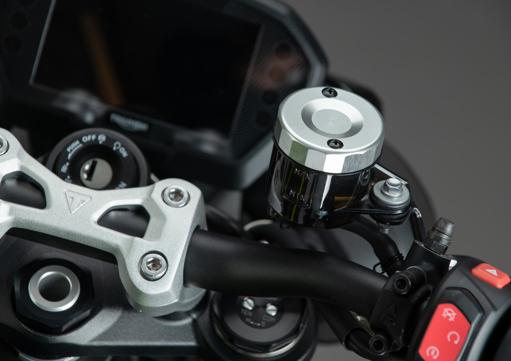 Couvercle de réservoir d'équilibrage avant LighTech Kawasaki ZX-10R/RR (16-25) FBC04