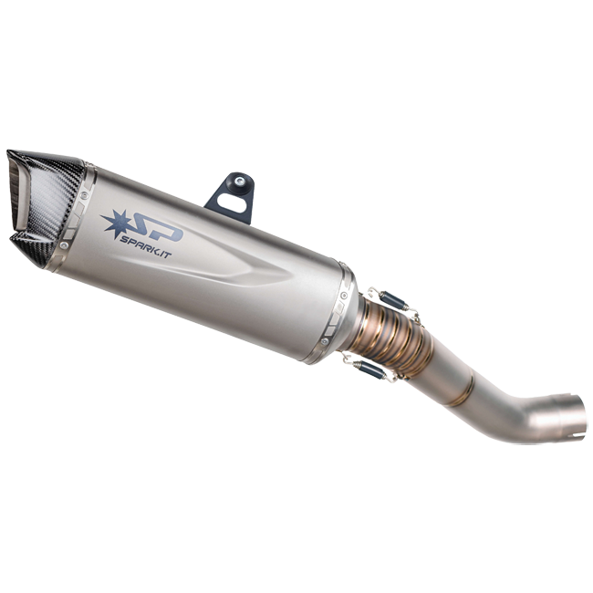 Silencieux d'échappement Spark Slip-On Force Evo Titane Aprilia RSV4/RR/1100 Factory (21-25) GAP0407