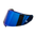 AGV Visier K6 S/K6 Iridium Miroitant Bleu