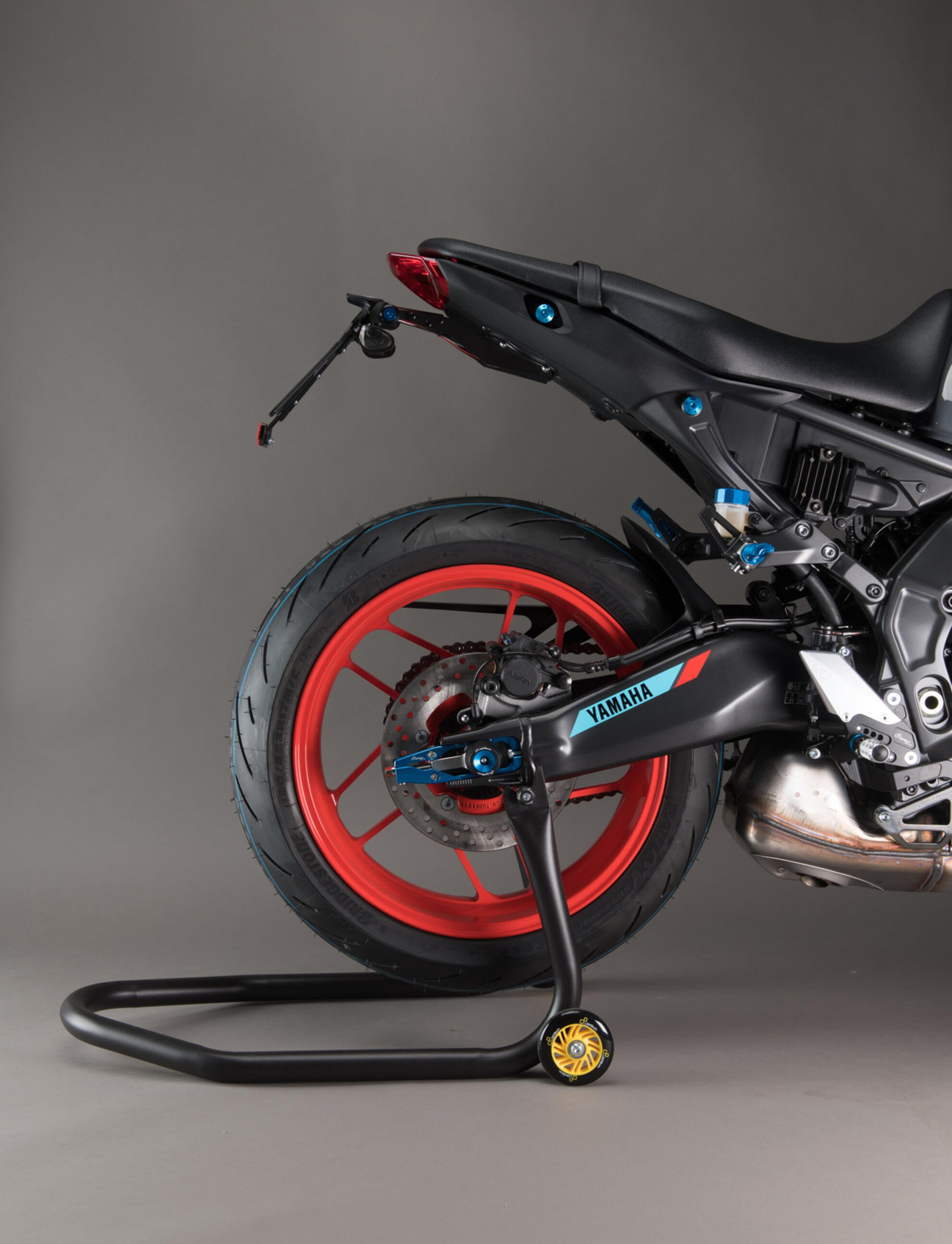 Support arrière en acier LighTech Ducati Panigale V4/S (2025) avec fixations de fourche RSF036