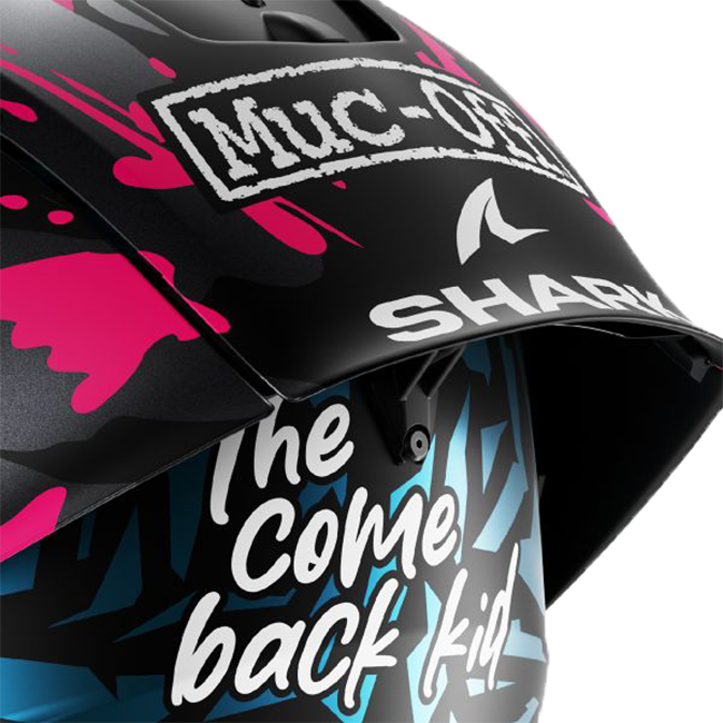 Casque Shark Aeron GP FIM 1 Racing Réplique Scott Redding 2025