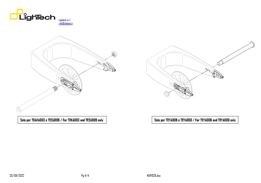 Tendeur de chaîne LighTech Honda CBR 600 RR (07-16) TEHO002