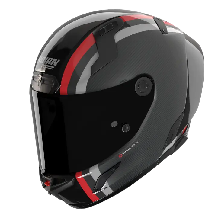 Casque Nolan X-804 RS Ultra Carbon Gemini Noir/Rouge/Anthracite 364