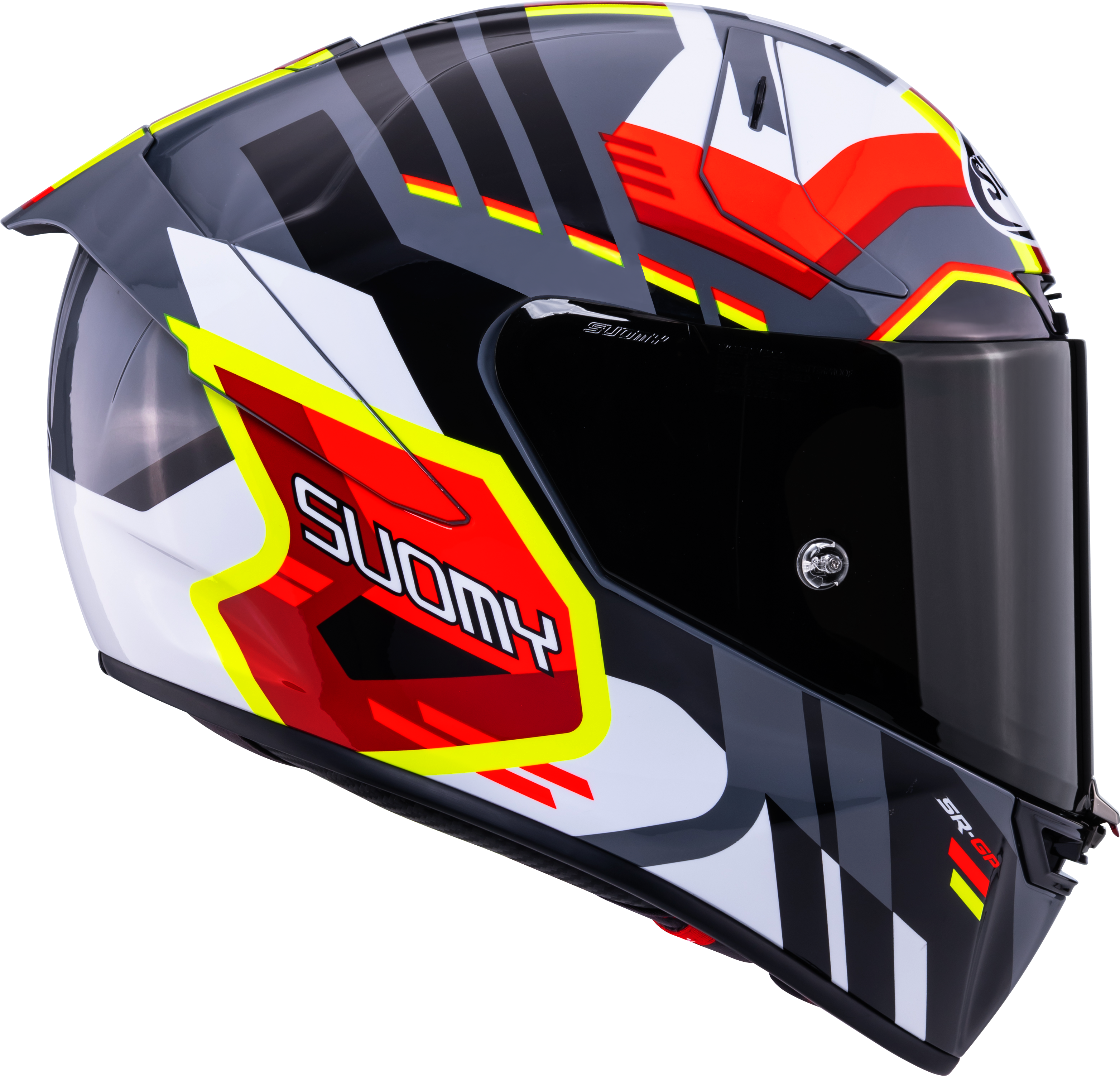 Casque Suomy SR-GP Evo Infrared Blanc/Noir/Rouge K6S20024 