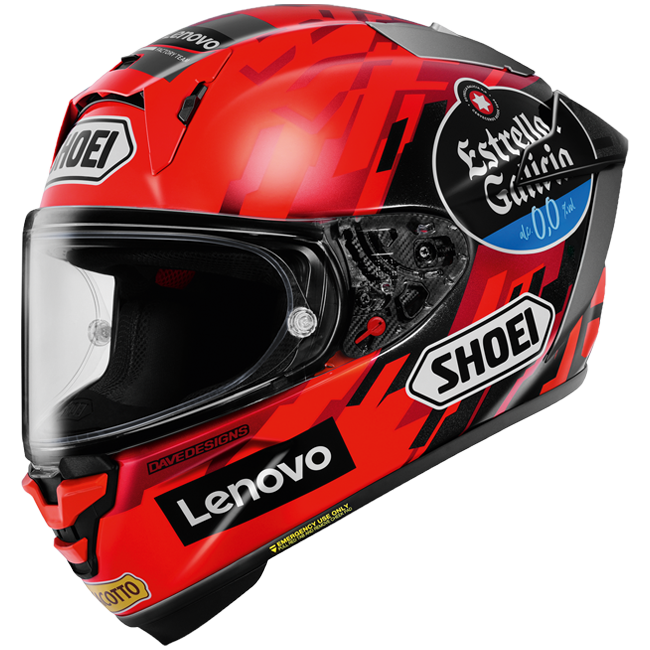 Casque Shoei X-SPR PRO M.Marquez93 TC-1 Réplica de Marc Márquez 2025 