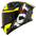 KYT TT-Revo Helm Electron Black Yellow matt Y6TR0007
