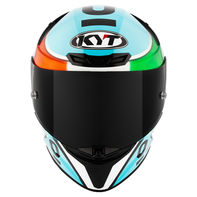 Kyt TT-Revo Helm Leopard Racing Replica Italy Tricolore Y6tr0017