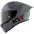 Casque de course KYT R1R Plain gris Y6R100W1 