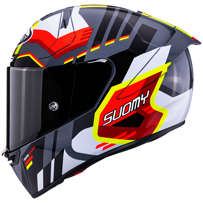 Casque Suomy SR-GP Evo Infrared Blanc/Noir/Rouge K6S20024 
